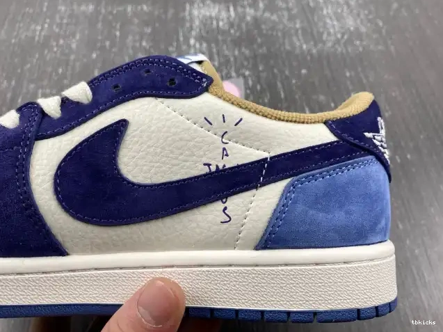 Reps TBK X JORDAN TRAVIS CUSTOM AIR 1 DM7866-808 SCOTT 0520